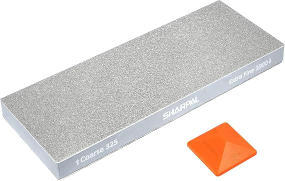 SHARPAL 168H Diamond Sharpening Stone, Grit 325/1000, 20 x 7.8 cm