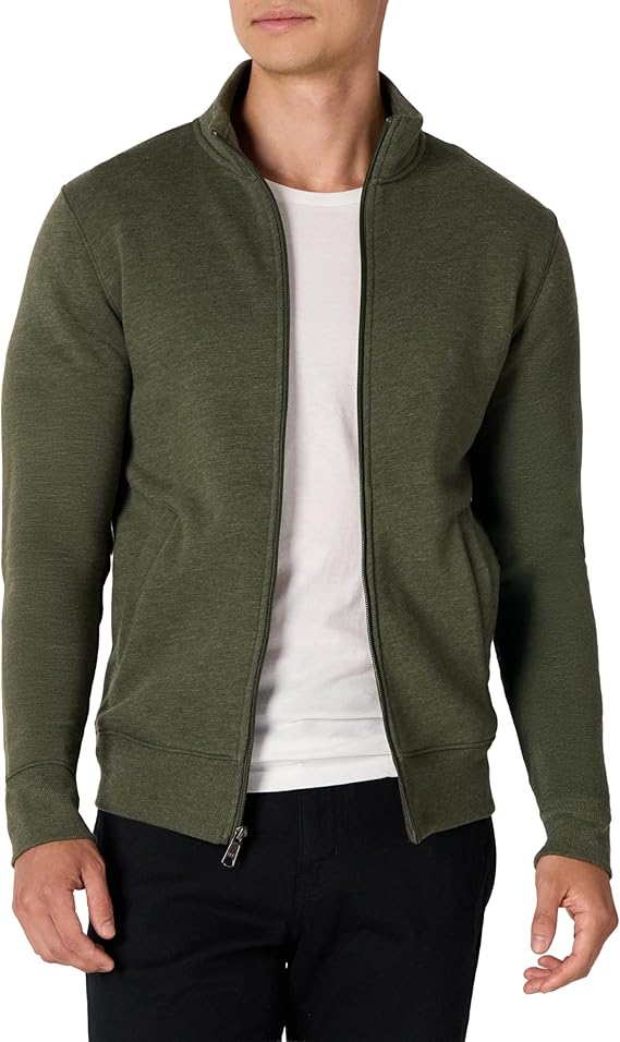 Amazon Essentials Men's Regular Fit Fleece Full-Zip Jumper