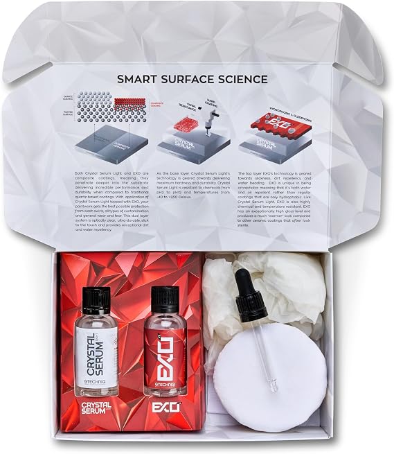 Gtechniq EXO and Crystal Serum Light Kit for Cars, 30ml