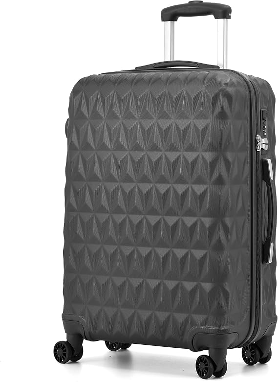 CMY Suitcase 20 Inch Cabin Hard Shell Lightweight ABS Carry-On Luggage