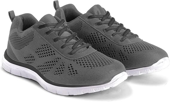 Get Fit Mens Mesh Running Trainers Athletic Walking Gym Shoes Sport Run