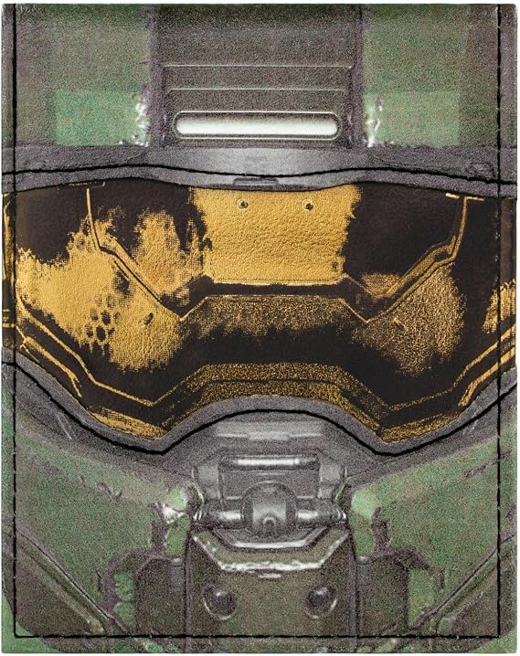 Spartan Power UNSC Spartan Master Chief Halo Finish The Fight Wallet Bi-Fold ID & Card Holder, Green