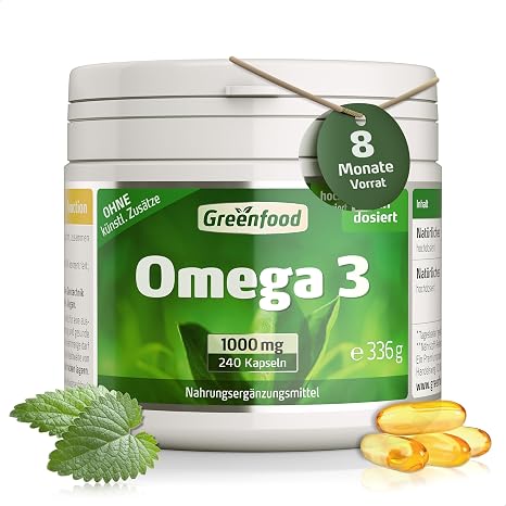 biof Wild Omega 3 Fish Oil 1000 mg Hochdosiert Capsules for a strong Heart