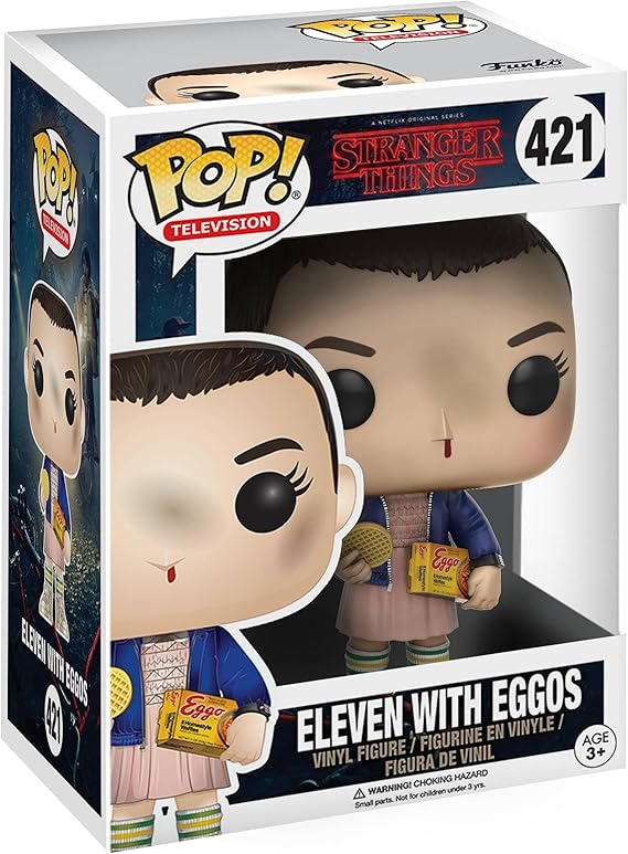 Funko Pop! Television: Stranger Things - Eleven - (Eggos) - 1/6 Odds for Rare Chase Variant - Collectable Vinyl Figure - Gift Idea - Official Merchandise - Toys for Kids & Adults - TV Fans
