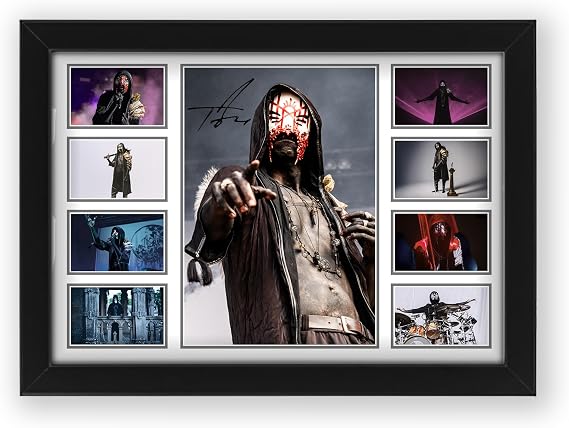 AllStarMedia Tribute to Sleep Token Inspired Metal Poster Print | Fan Art Style Band Wall Art | Fan Art Gift | Music Wall Art | Limited Edition Print | Home Décor | A4 Framed (30 x 21 CM)