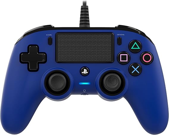 Nacon Wired Compact Controller (Blue) (PS4)
