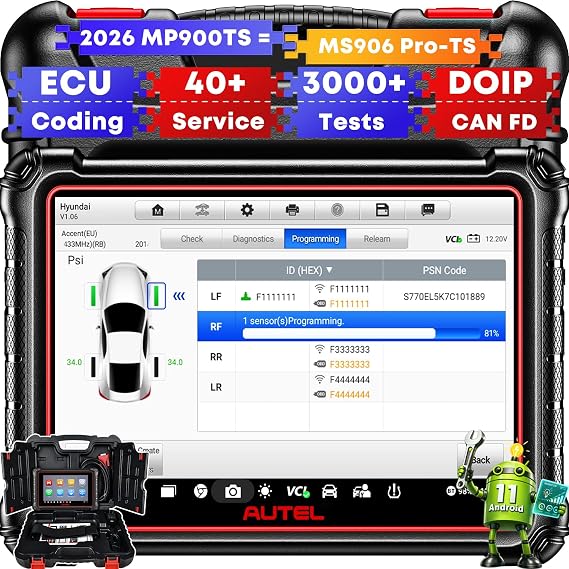 Autel MaxiPRO MP900TS OBD2 Scanner, 3000+ Test, 40+ Service, Auto Scan 2.0