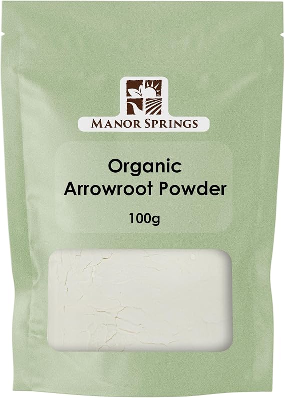 Organic Arrowroot Powder 100g by Manor Springs Organic