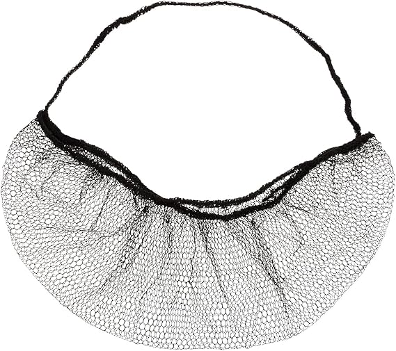 ONLYKXY 50pcs 18inch Beard Cover Black Nylon Beard Protector Net Protective Beard Covers for Men Food Service Cooking Cleaning Construction Home Kitchen Facial Hair Guards Beard Net