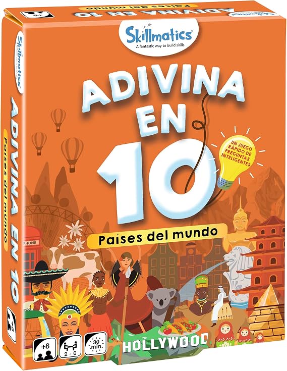 Ludilo - Guess in 10! Countries of the World | Board Game Geography 8 Years