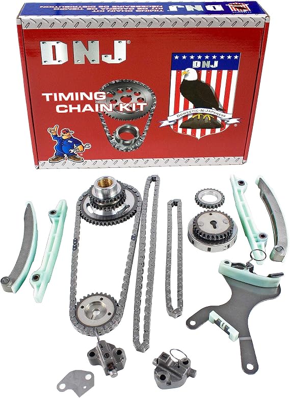 DNJ Timing Chain Kit TK1100 for 99-07 Chrysler Jeep W Jtec Gear V8 4.7L 287 SOHC 16V