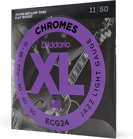 D'Addario ECG24 Chromes Elektro Gitar Teli (11-50)