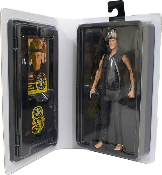 Diamond Select - SDCC 2022 Cobra Kai Johnny VHS Action Figure, Multicoloured, Standard, Cookie Padding H Wallet, multicoloured, Standard, Cookie Padding H Wallet