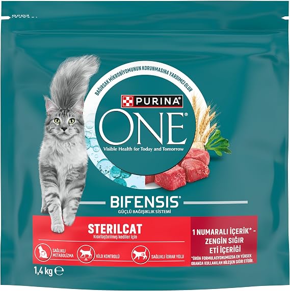 Purina ONE Sterilcat Sığır Etli Kısırlaştırılmış Kuru Kedi Maması 1.4 kg