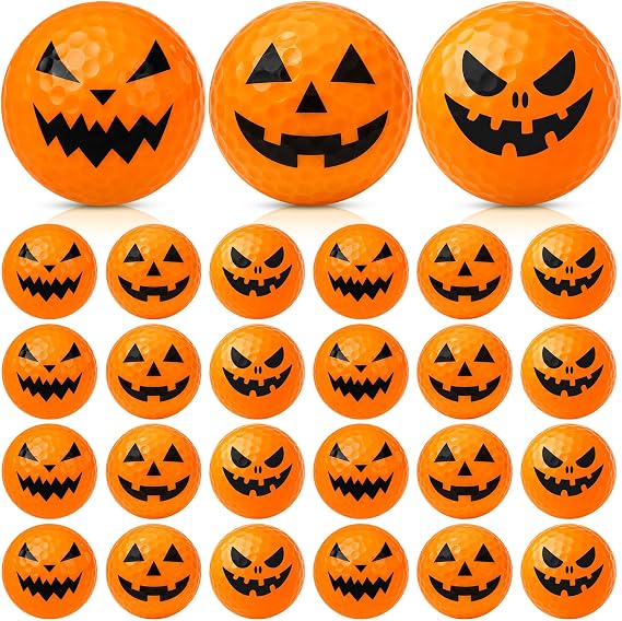 Seenelling ハロウィンゴルフボール ノベルティ 面白いゴルフボール ハロウィンデコレーション パーティー用品 12個