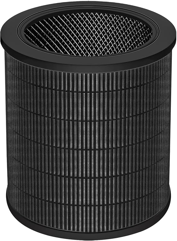 Can-Meagere Replacement True H13 Filter for Smartmi Air Purifier Large Room Part # KQJHQ01ZM, 4-Stage Filtration High Efficiency Activated Carbon, 1 Pack