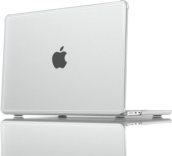EooCoo for MacBook Air 13 inch Case M5 M4 M3 M2 Edge Protection Frost Clear