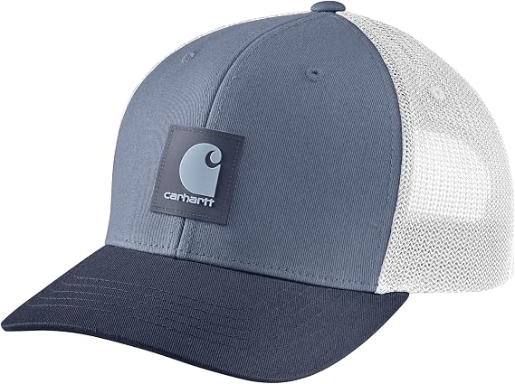Carhartt Men's Rugged Flex Twill Mesh-Back Logo Patch Cap Baseball Cap