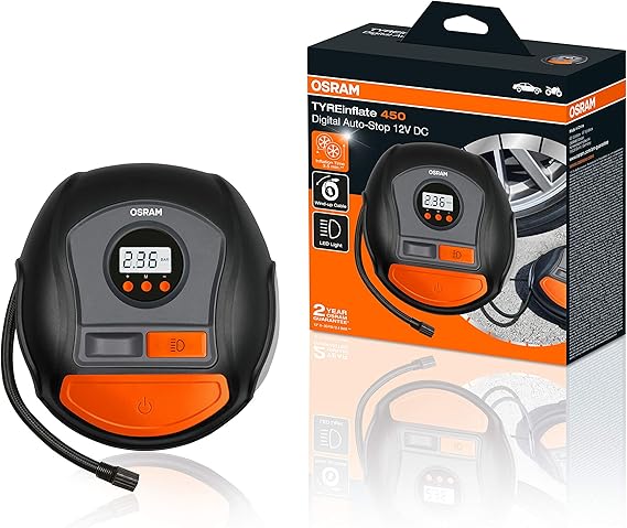 Osram Lastik Şişirme Kompresörü Tyreinflate 450 [Enerji Sınıfı A]