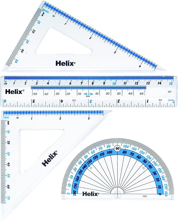 Helix 15cm Four Piece Geometry Set