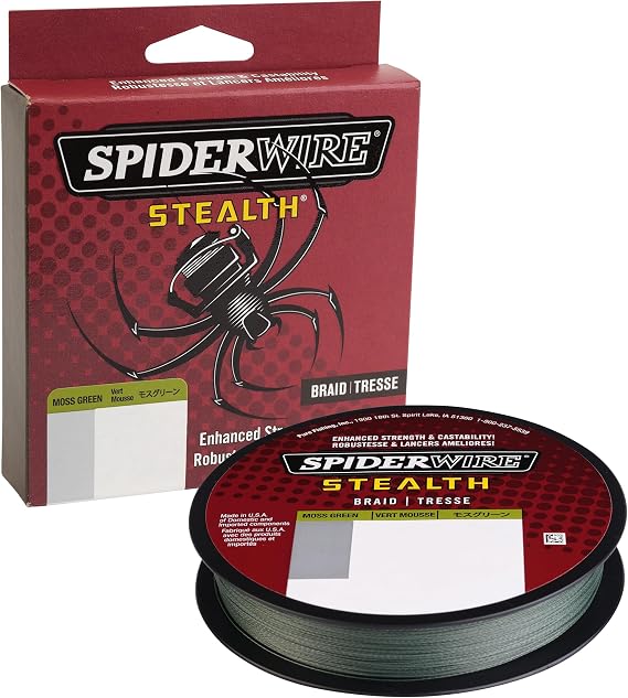 Spiderwire Stealth Braid, yosun yeşili, 50 g