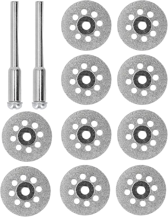 Depolife Gravür Makinesi Için Turbo Elmas Mini Daire Testere Bıçak Takımı Cam Metal Mermer Ahşap Kesme Diski