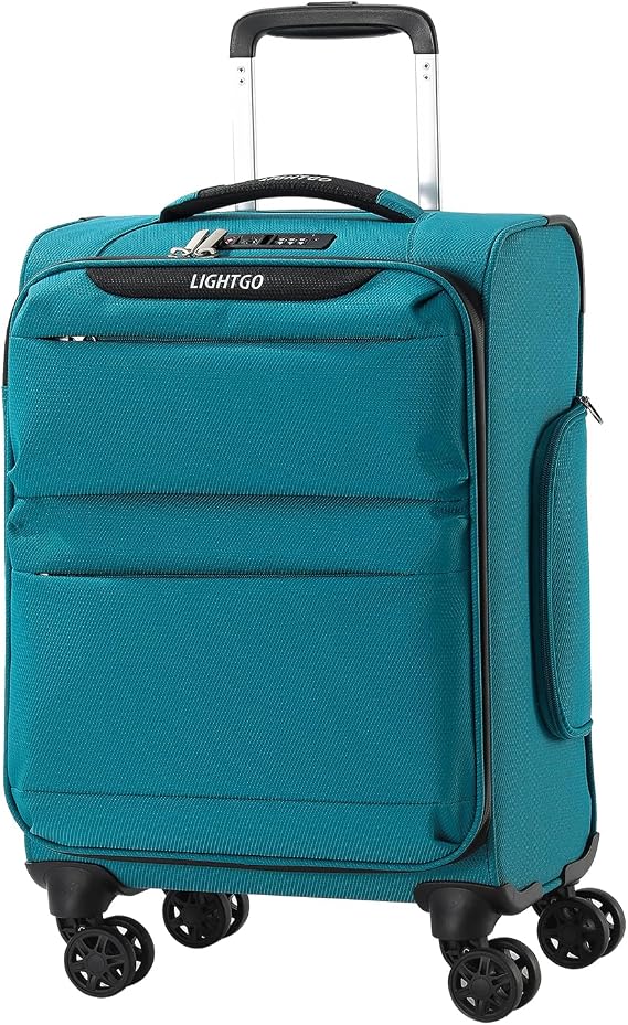 LIGHTGO 20" Ultra-Light Softside Cabin Case, TSA Lock, Spinner Wheels