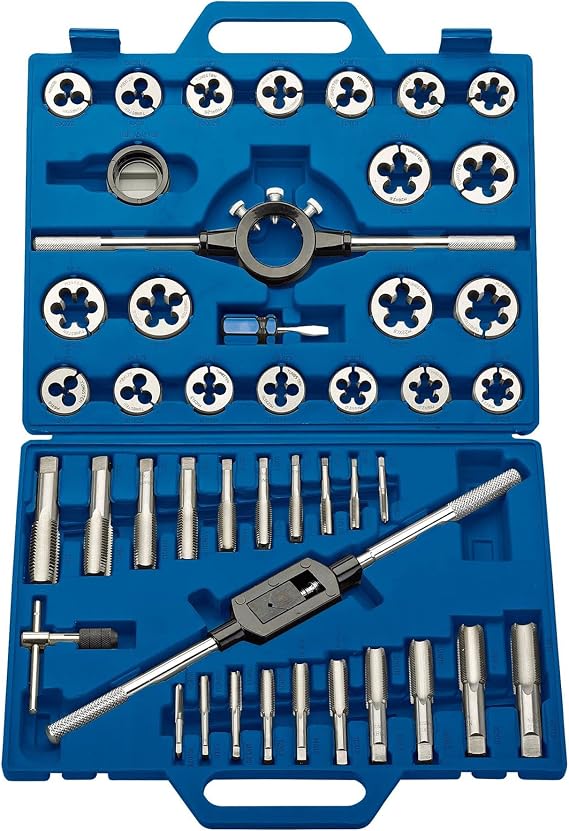 Draper 18523 Metric Tap and Die Set, 42 Pcs , Blue