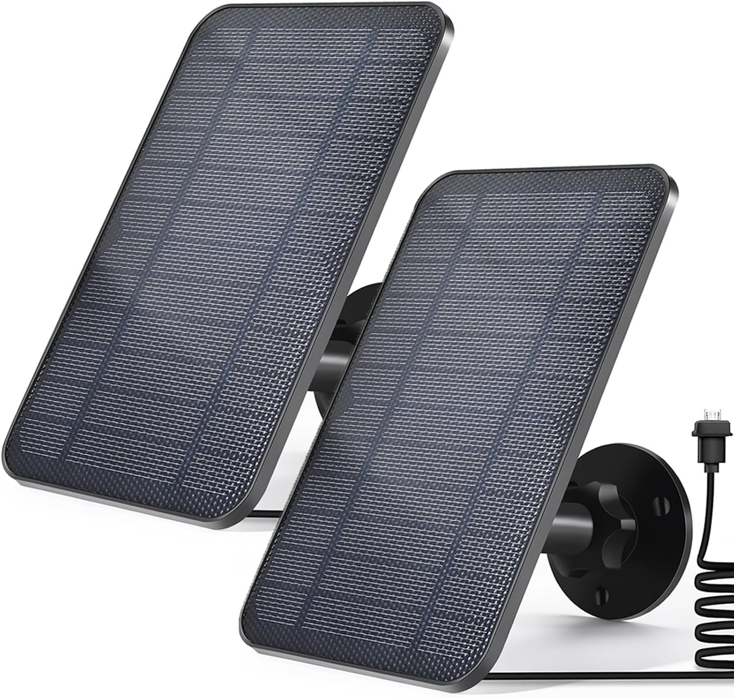 ソーラーパネル充電器 Blink Outdoor 第3世代 XT XT2カメラ用 4W IP65防水 13フィートケーブル 壁取り付け 2個パック
