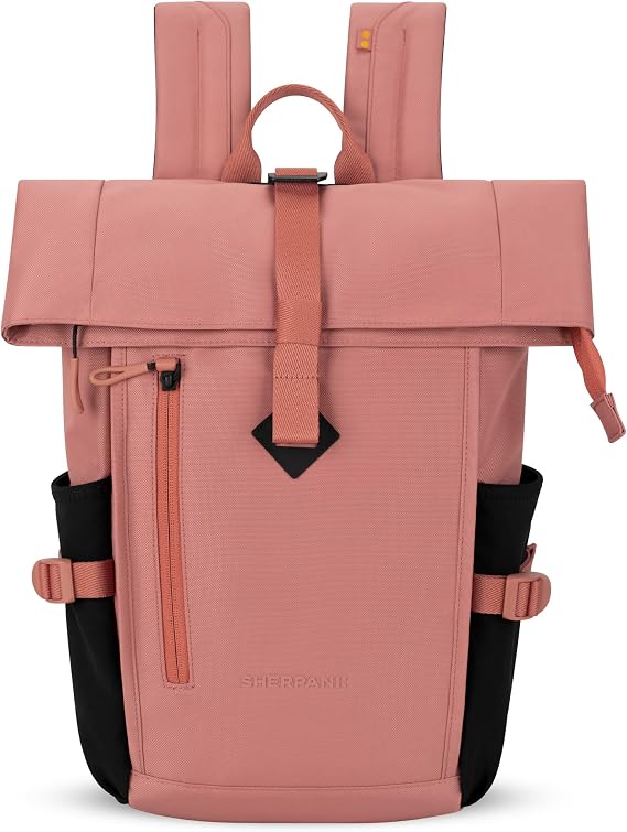 Sherpani Sedona Mini Backpack for Women, RFID Small Travel Daypack, Cute Commuter Backpack, Water Resistant, Fits 13 Inch Laptop, Airline Personal Item, Travel Gift (Desert)