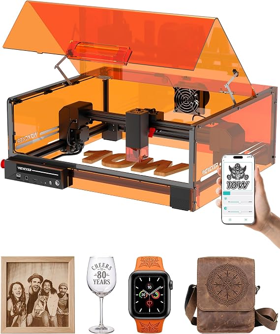 Laser Engraver and Cutter Machine 10W for DIY Makers and Home Projects