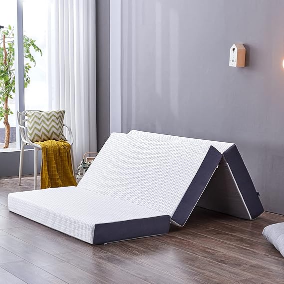 Inofia Double Folding Mattress,Memory Foam Foldable Mattress