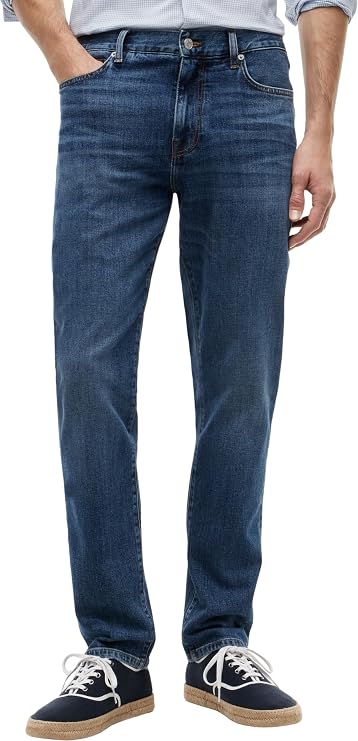 Tommy Hilfiger Men's Jeans Straight Denton Mid Rise