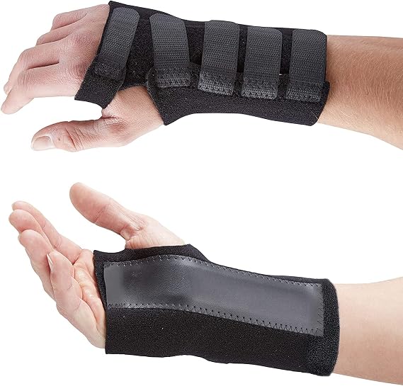 Actesso Advanced Wrist Brace with Splint - Pain Relief for Carpal Tunnel, Tendonitis, Strains & Sprains (L, Left)