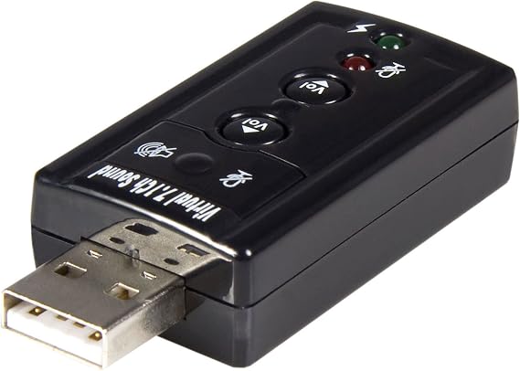 StarTech Virtual 7.1 USB Stereo Audio Adapter, USB 2.0, Tereo (ICUSBAUDIO7)