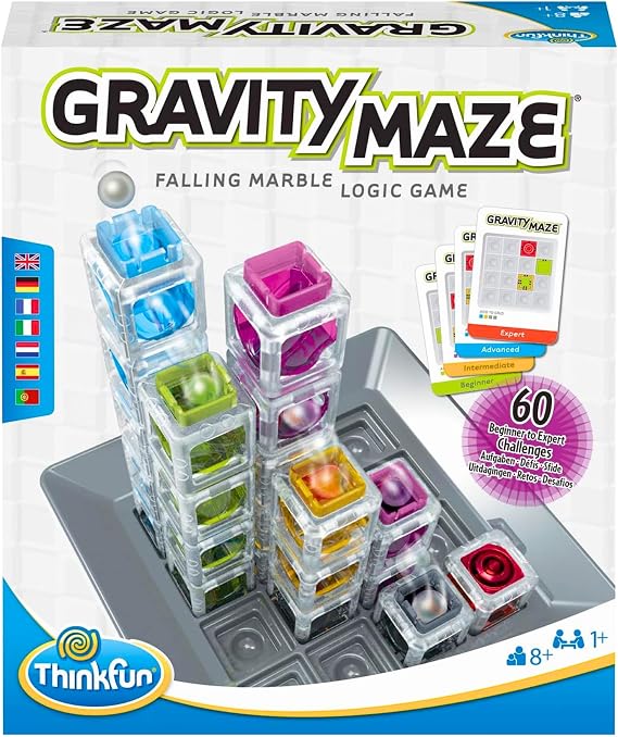 ThinkFun - Gravity Maze, Logic Game +8 years, Challenge to Solve