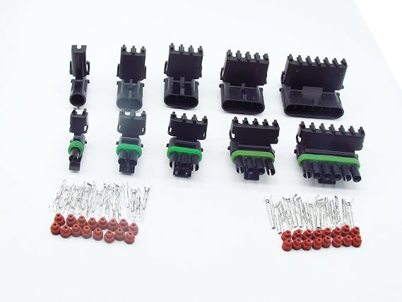 1 Sets GM Haltech MAP type 1p,2p,3p,4p,6p Male/Female Weatherpack waterproof auto Connectors