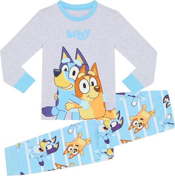 Bluey and Bingo Premium 100% Cotton Long Sleeved Pyjamas