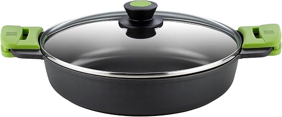 BRA Prior | Saucepan with glass lid and silicone handles 32 cm [Energy Class A]