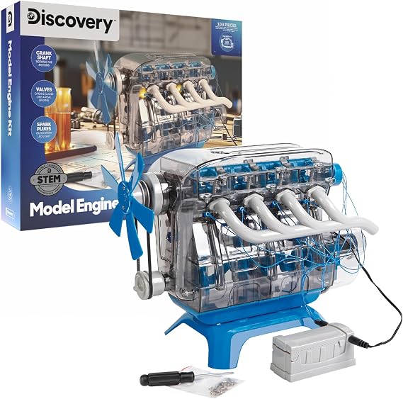 Discovery DIY Model Engine Kit for Kids, Ages 8+