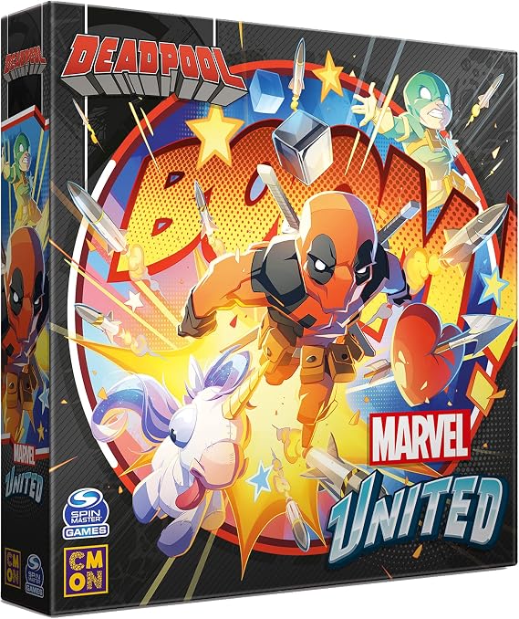 CMON | Marvel United Expansion: Deadpool | Cooperative Board Game | Ages 14 Plus | 1-4 Players | 45 Minutes Playing Time