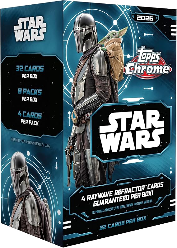 2026 Topps クロムスターウォーズ - ファクトリーシール - バリューボックス。
