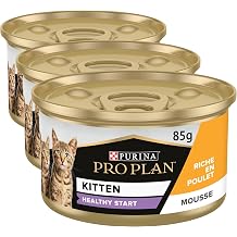 PRO PLAN Junior Tavuklu Konserve Yaş Kedi Maması 85 g (3 paketi)