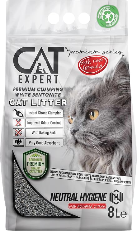 Neutral Hygiene With Activated Carbon Topaklanan Koku Hapseden Tozsuz 8 Lt Kedi Kumu