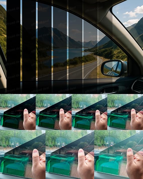 Car Window Tint Film Sample 20x20cm - Premium PET Automotive Accessories