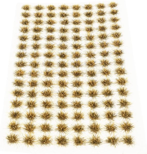 Grass Tufts Miniature Scenery for Dioramas, 120 Pieces Box