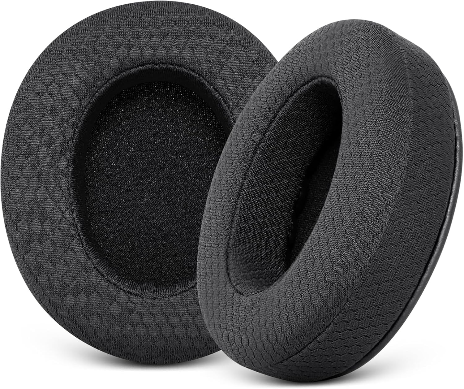 Sony MDR 7506 için Yedek Kulak Pedleri - MDR V6 V7 MDR-CD900ST Kulaklıklar için Earpad Mesh Kumaş Yastıklar Bellek Köpüklü Siyah