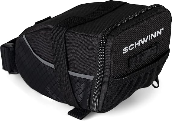 Schwinn Üniseks Bisiklet Çantası, Monte Edilmiş Aksesuarlar Bavul Postacısı, Siyah, Tek Boyut