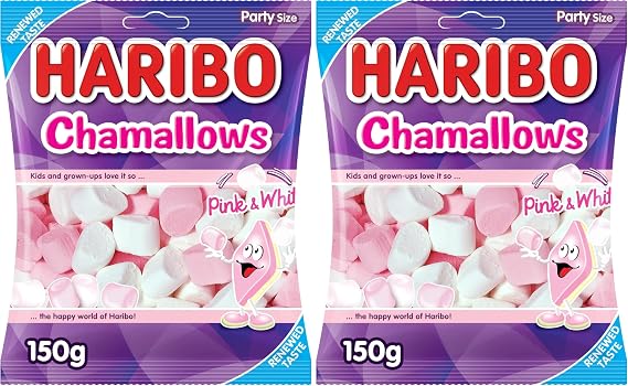Haribo Chamallows Pınk&Whıte 150 G 2li paket