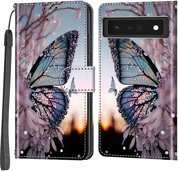 Case for Google Pixel 6 Pro, Butterfly wing